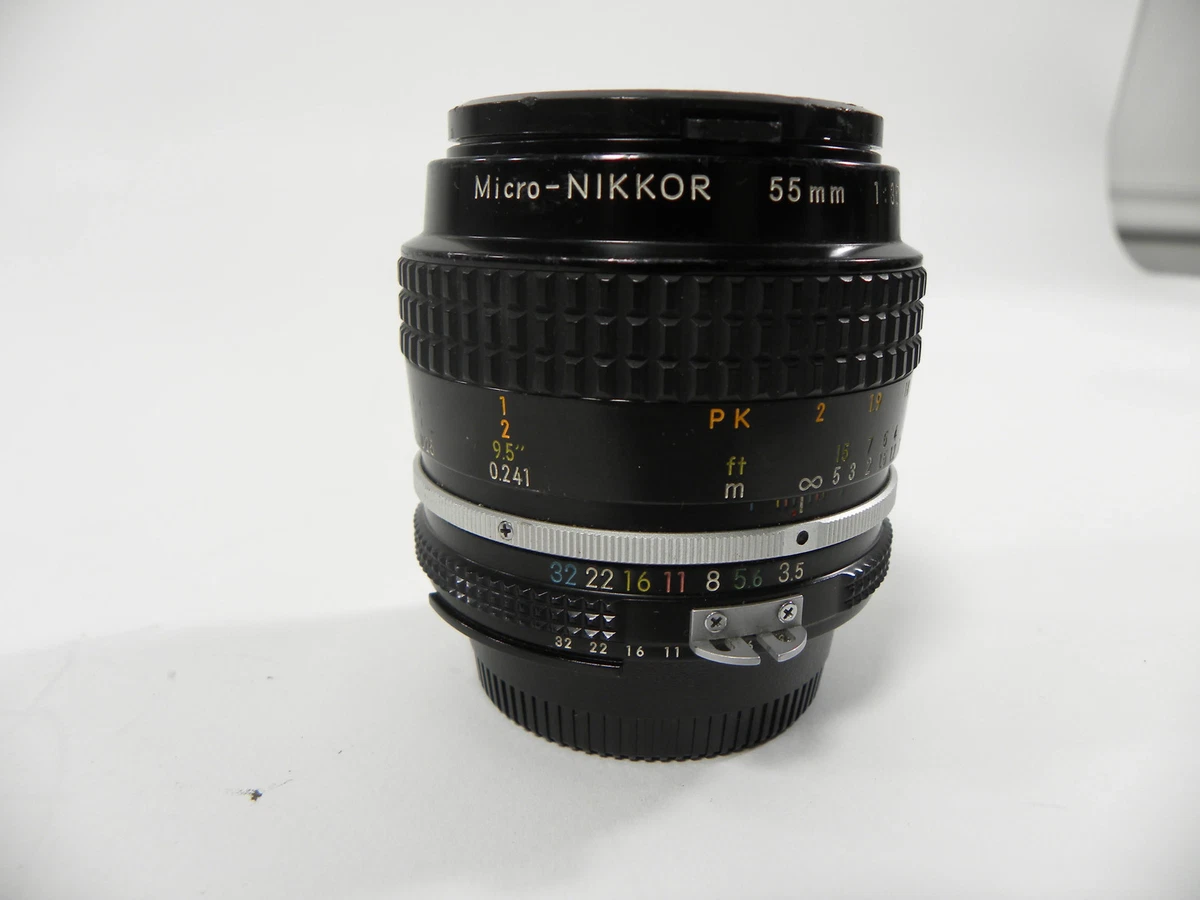 25+ Nikon Micro NIKKOR f/3.5 Camera Lenses 55mm Focal for sale