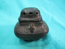 VINTAGE 3" FOOTED JAPAN INCENSE BURNER