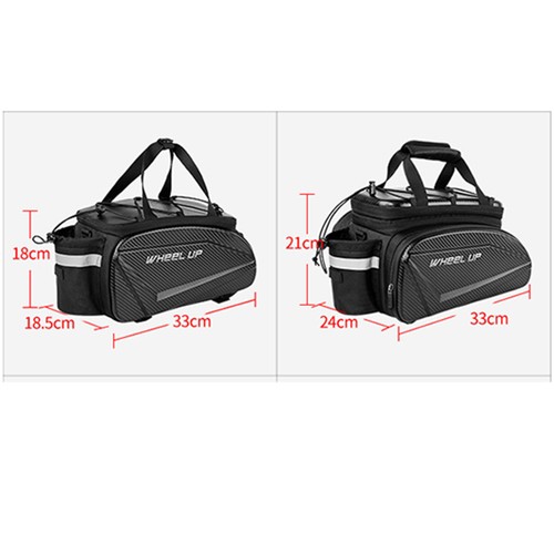 Mountain Bike Cycling Rear Seat Rack Trunk Bag Pack Pannier Carrier 17L 35L Bag - Picture 22 of 24