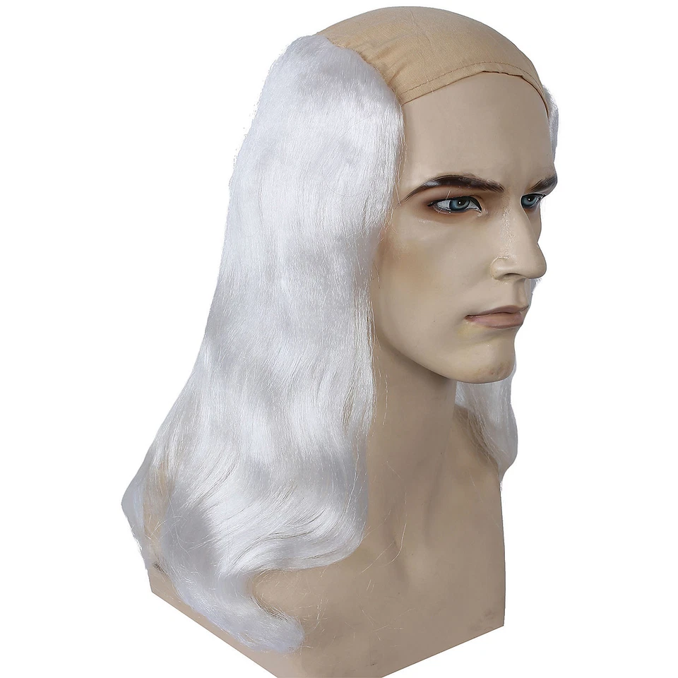 Pelucas Ben Franklin pecho mediano marrón - con encaje Foto 2 de 4