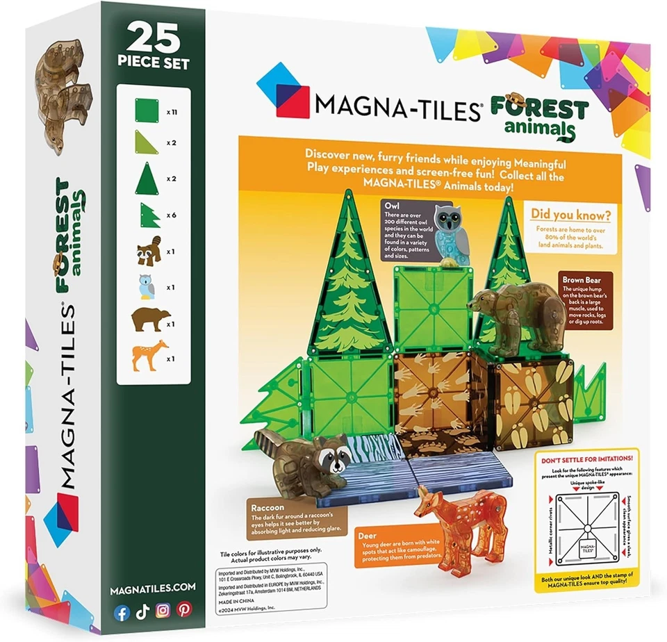Forest Animals Magnetic Construction Set - Image 4 of 4