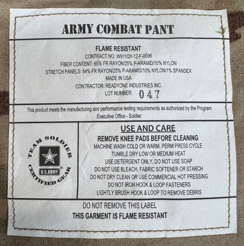 New US Army Advanced Combat Pants w/ Crye Knee Pads Multicam OCP Medium Short - Picture 5 of 7