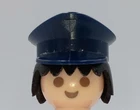 PLAYMOBIL VICTORIAN CITY LIFE DARK BLUE w/SHIELD VINTAGE CAP HAT