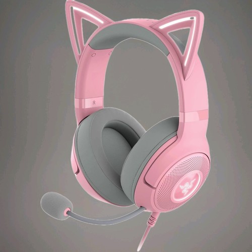 Razer Kraken Kitty V2 Gaming Headset USB Virtual 7.1 Surround - Pink