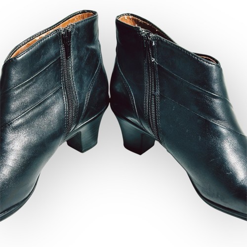 Planet Shoes Ankle Boots Women’s Sz 7.5au 38.5eu Black Leather Low Heel (t16) - Picture 13 of 20