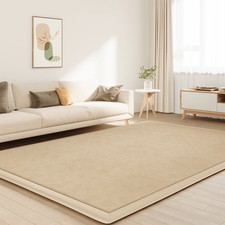 Baby Play Mat for Floor - 50" x 50" Non-Slip Coral Velvet Memory Foam Nursery