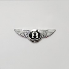 13-19 Front Grille Wing Balck Badge Fits Bentley Continental Gt Gtc Flying Spur 13-19 Front Grille Wing Balck Badge Fits Bentley Continental Gt Gtc Flying Spur