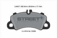 BremsbeläGe Porsche Cayenne (9YA) 2.9 S AWD (9YABB1) Bj. 05/17 Kw 324 PS 440 - P