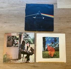 PINK FLOYD 3LP Lot: Dark Side of The Moon, Wish You Were Here, Ummagumma POOR!!!