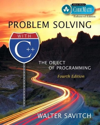 Problem Solving with C++: The Object of Programming, CodeMate Enhanced Editi...