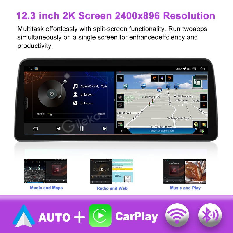 12.3'' 2K Screen Carplay Android Car Radio For Nissan Murano Z51