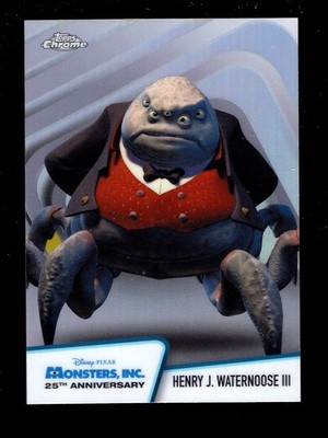 2026 TOPPS CHROME DISNEY MONSTERS INC. 25TH ANNIVERSARY MI3 HENRY J. WATERNOOSE