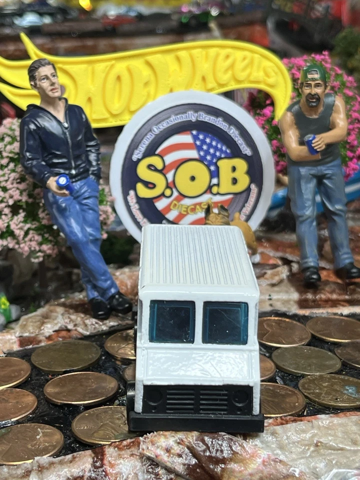 Hot Wheels Blackwalls 1976 furgoneta de entrega por correo de Estados Unidos 1:64 diecast excelente estado Hong Kong Foto 4 de 4