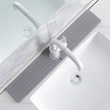 Faucet Mat for Kitchen Sink -Diatomite Stone Drying Mat for Kitchen Counter ...