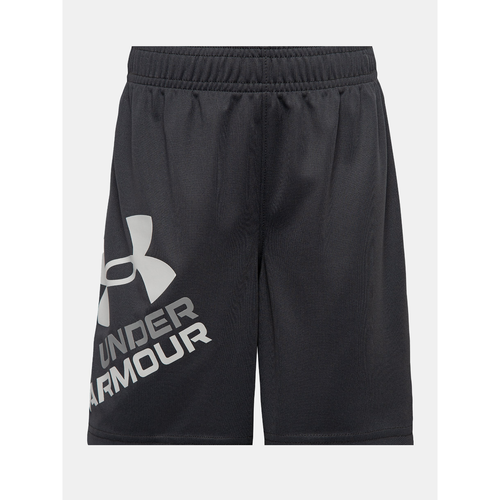 Under Armour Boys Size 5 Prototype Logo Shorts Dark Gray White New with Tags