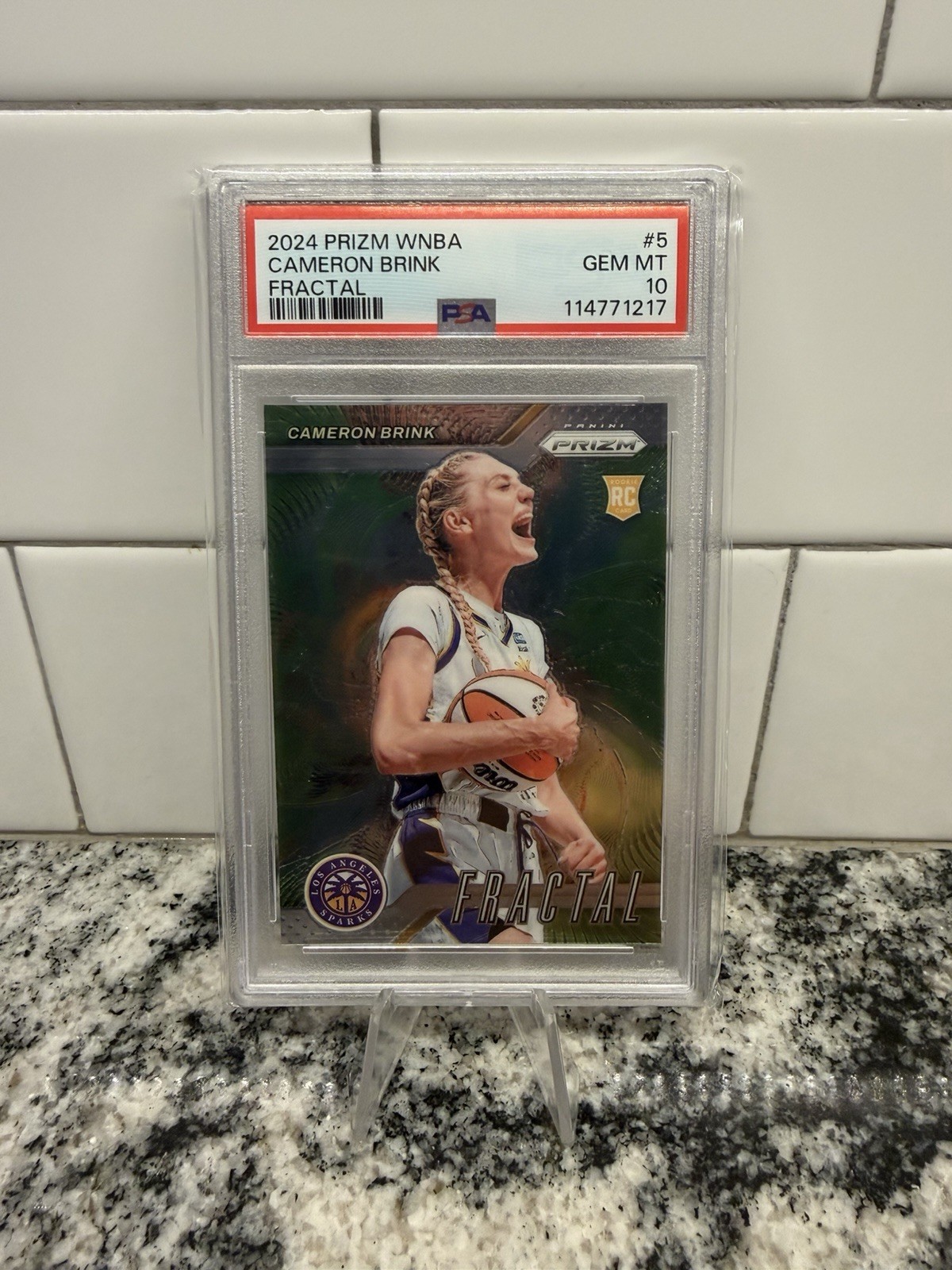 2024 Panini Prizm WNBA - Fractal Cameron Brink #5 (RC)