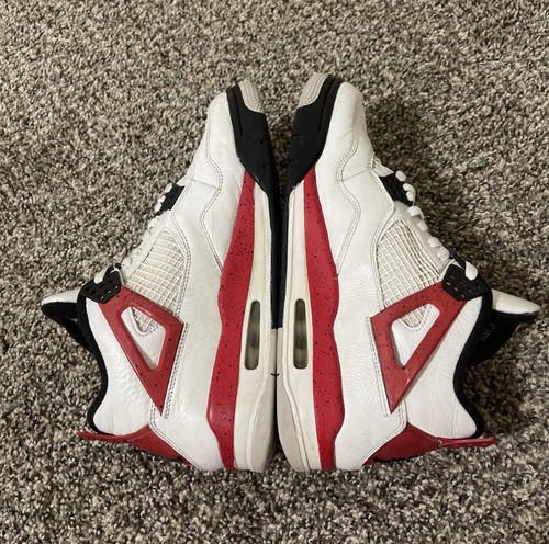 Size 10.5 - Nike Air Jordan 4 Retro Red Cement B13 - Picture 5 of 7