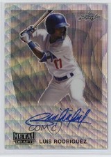 2020 Leaf Metal Draft 1990 Leaf Silver Wave Luis Rodriguez #LA-LR1 Auto 1v1