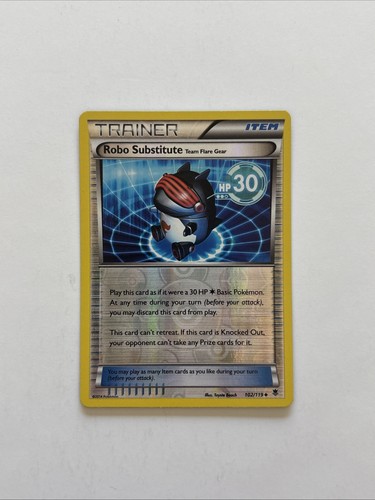 Robo Substitute Rev Holo XY Phantom Forces Pokemon NM Reverse 102/119 - Picture 1 of 2