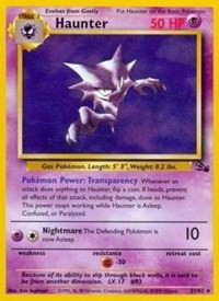 Pokemon Haunter (21/65) Fossil LP