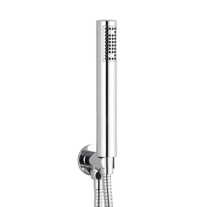 K. Vit Kartell - Round Outlet Elbow With Wall Bracket, Flex & Handset - SHO105R