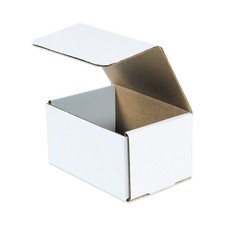 Mailer Boxes Small 7"L x 5"W x 4"H 50-Pack - Corrugated Cardboard Box for Shi...