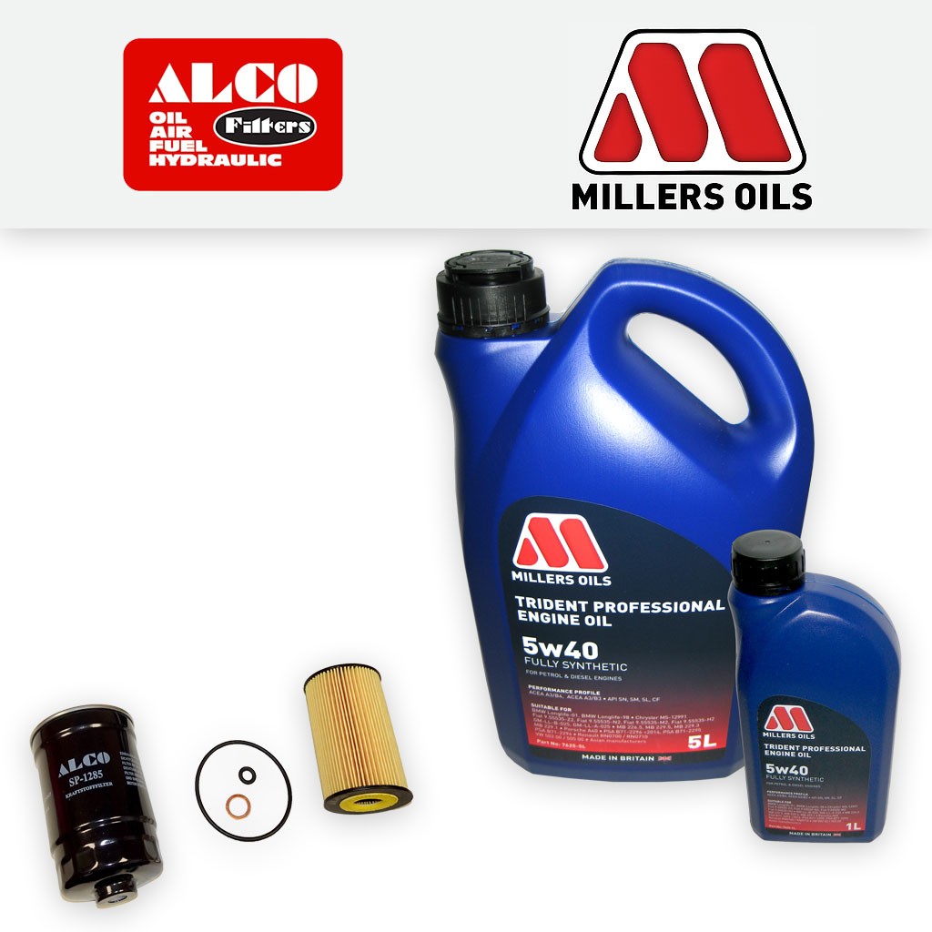SERVICE KIT for KIA CEE'D ED 1.6 CRDI -DPF OIL FUEL FILTERS +OIL (2009-2012)