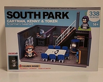 South Park Cartman Kenny & Token Cartman's Basement Construction Set McFarlane 