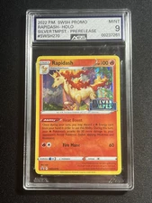 Rapidash - SWSH270 - Silver Tempest Prerelease Promo - Holo (2022) - AGS 9 Mint