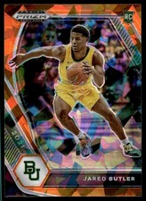 2021-22 Panini Prizm Draft Picks Prizms Orange Ice Jared Butler #30 20528
