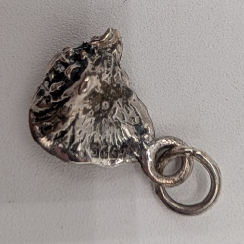 Solid 925 Sterling Silver Conch Shell Necklace Pe… - image 3