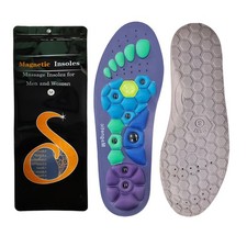 1 -2 Pairs Magnetic Shoe Insoles Arch Support Inserts For Pain, Plantar Fasciiti