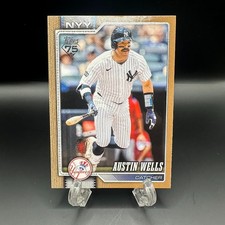 2026 Topps Austin Wells Gold #220 /2026 New York Yankees