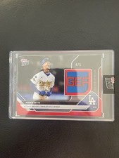 2025 Topps Now Red Foil Mookie Betts 4/5 Los Angeles Dodgers #16A