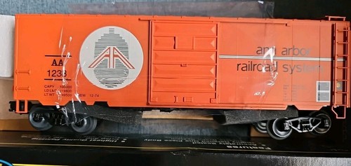 WEAVER HI-RAIL ANN ARBOR PS-1 BOX CAR! O SCALE FREIGHT TRAIN. (F44) - Picture 2 of 6
