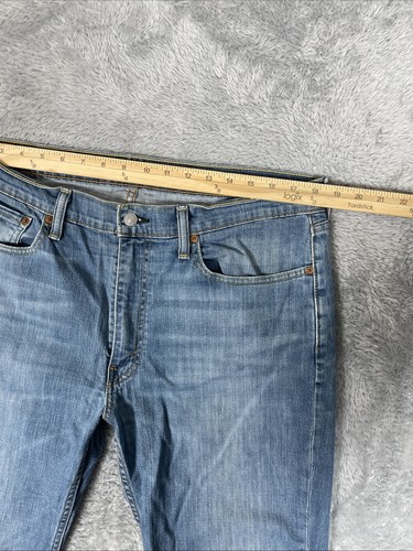 Levis 514 Jeans Men's 36x30* Blue Straight Fit Flex Denim Pants Casual - Picture 4 of 10