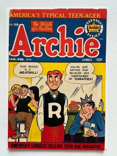 Archie #66 VG+ 1954 Archie (822)