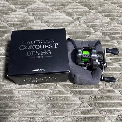 SHIMANO 17 CALCUTTA CONQUEST BFS HG LINKS Baitcastrolle gebraucht JDM Japan