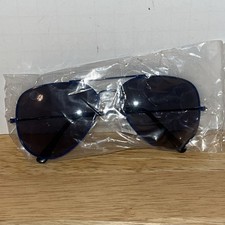 Blue Aviator Metal Frame Sunglasses Unisex Brand New 