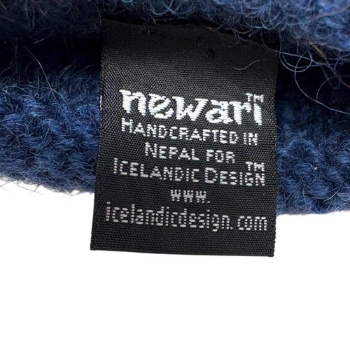 NEWARI Handcrafted 100% Wool Icelandic Colorblock Gloves Adult Women Size NEW - Picture 5 of 10