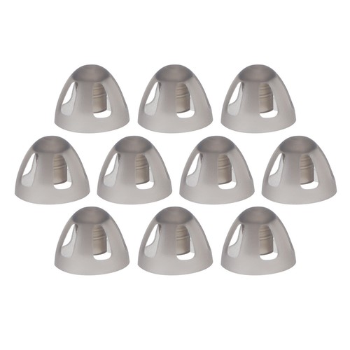 10 Pcs Hearing Aids Dome Soft Open Domes Black Layer Replacements Eartip (8mm - Picture 17 of 22