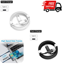 USB C to USB C Cable Type C Fast Charging PD 60W Charger Cord Data Sync 6.5 Ft