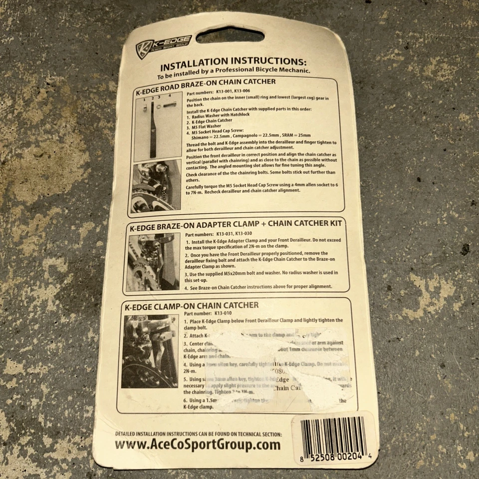 K-Edge Pro Braze On Chain Catcher Silver K Edge Foto 2 de 2
