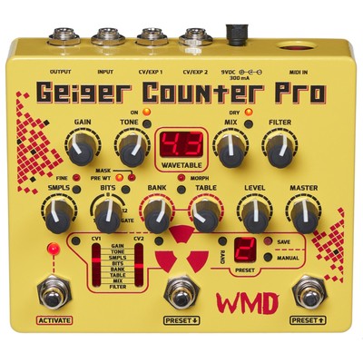 WMD Geiger Counter Pro - Analog Effekt für Tasteninstrumente
