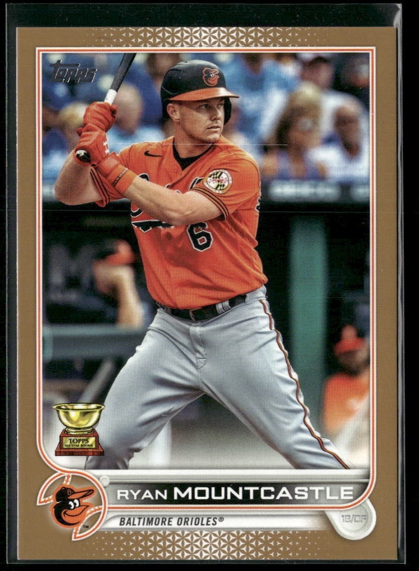 2022 Topps #579 Ryan Mountcastle Gold #/2022