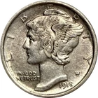 1918 D Mercury Dime AU ***READ DESCRIPTION***