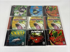 Sega Dreamcast - Game Lot of 17 Games - Used UNTESTED Ecco Aerowings Dead House