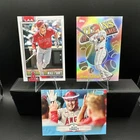 Topps Mike Trout Los Angeles Angels Stadium Club/Titans/Flagship 3 Card Lot 2022