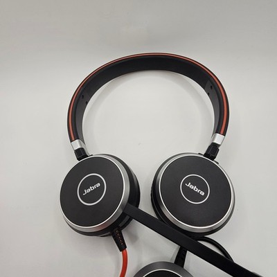 Jabra Evolve 40 Wired Stereo Headset Noise Canceling USB-A 3.5mm
