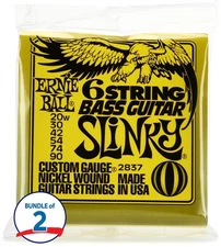 Ernie Ball 2837 Slinky Nickel Wound Electric Bass Guitar Strings, 29 5/8 Scale